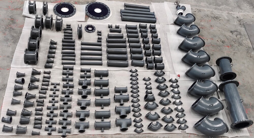 Glass Lined Pipe - Color: Gray