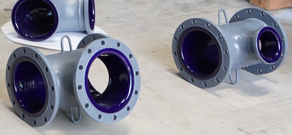 Glass Lined Column Tee - Application: Industrial