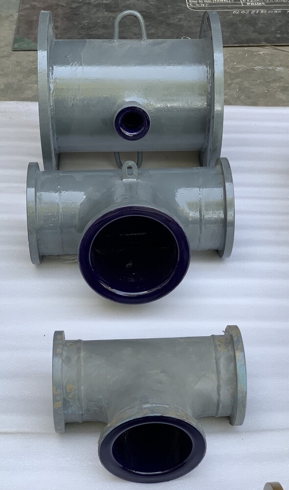 Glass Lined Column Tee - Application: Industrial