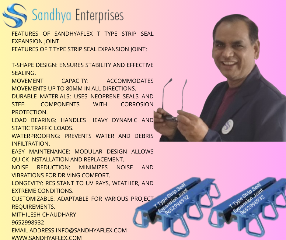 T Type Strip Seal Expansion Joint