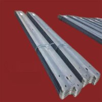 W Beam Crash Barrier - Color: Silvar
