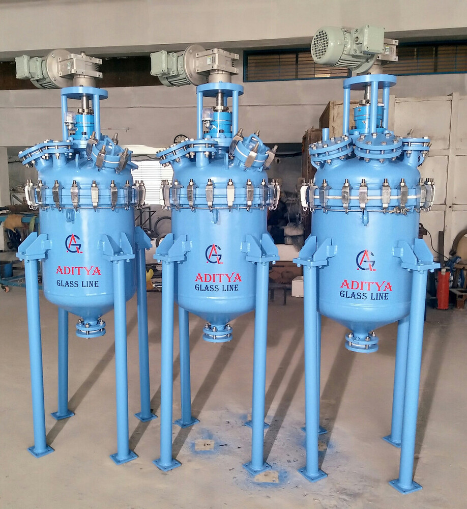 Glass Lined Reactor - Color: Blue