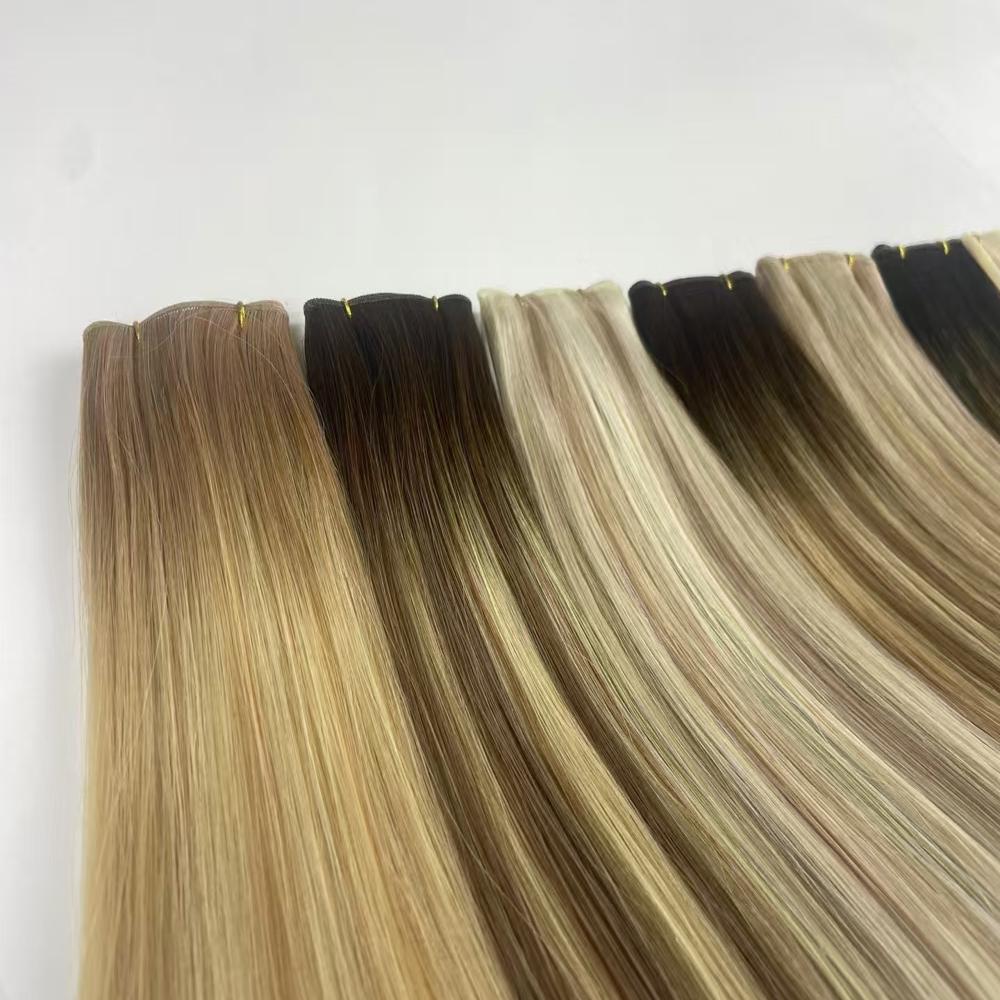 Long lasting genius weft extensions For fine hair