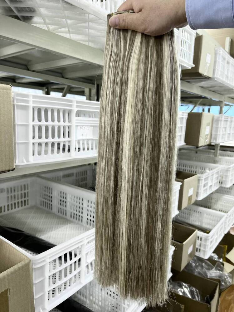 Long lasting genius weft extensions For fine hair