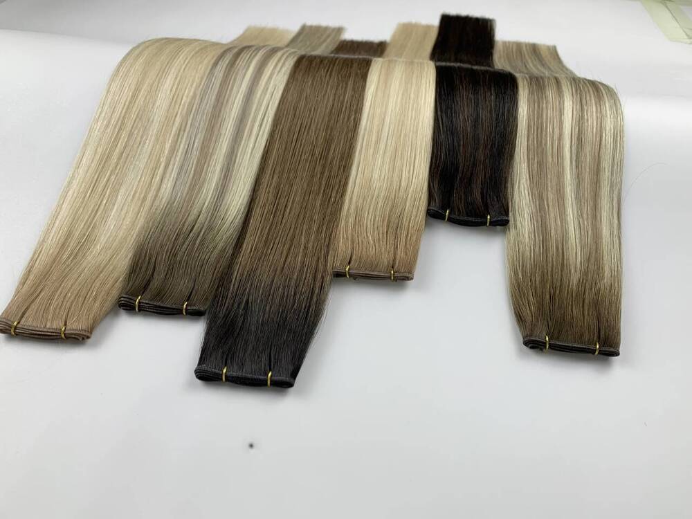 Long lasting genius weft extensions For fine hair