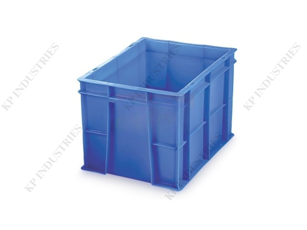 Plastic Crates 43275cc - Hdpe, 400 X 300 X 275 Mm, Blue, Red, Green, Yellow, Black | Durable, Stackable, Ergonomic Design, Easy To Clean