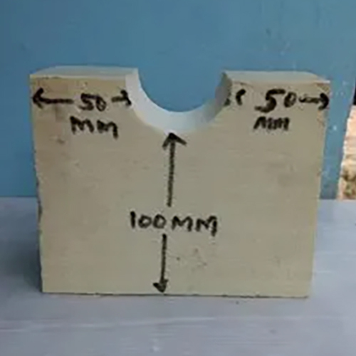 100 मिमी पफ सैडल पाइप समर्थन