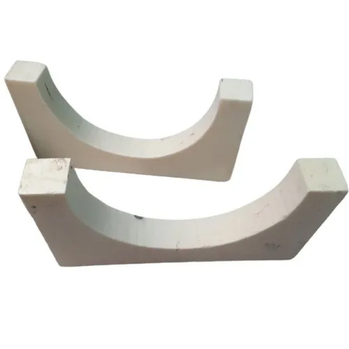 14Inch Polyurethane Foam Pipe Support - Color: White