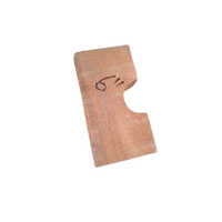 Wooden Pipe Saddle - Wooden Material, 50mm Thickness, Brown Color | Durable, Powder-coated, Eco-friendly Pipe Support Solution