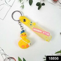 Cute Cartoon Silicone 3d Key Chain With