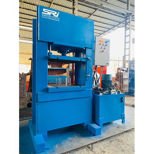 Deep Drawing Hydraulic Press Machine - Color: Blue Paint Coted