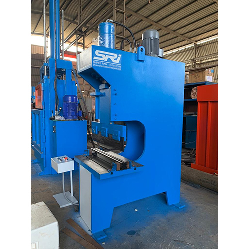 C Frame Hydraulic Bending Press Machine - Color: Blue Paint Coted