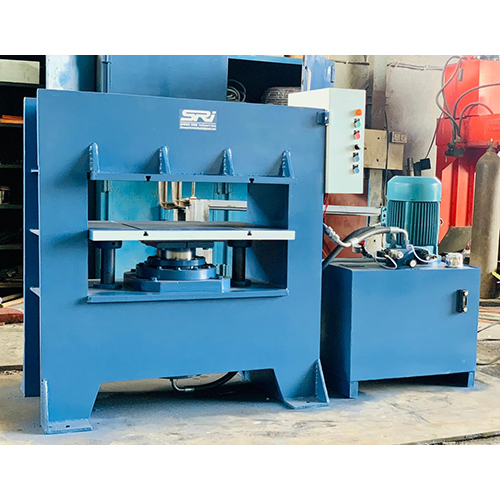 H Frame Hydraulic Press Machine - Color: Blue Paint Coted