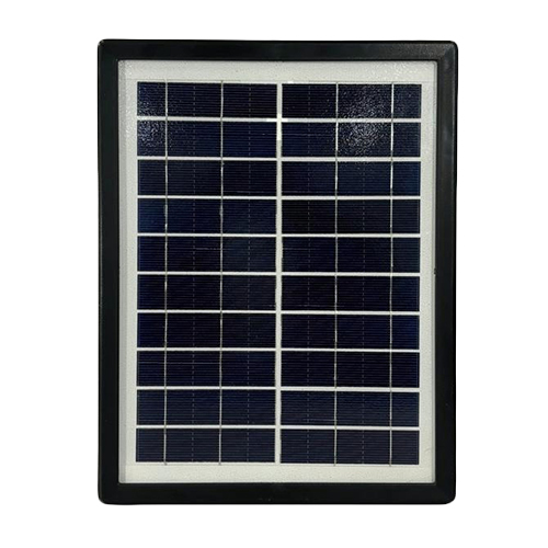 01_10V 6 Watt Solar Panel - Color: Black