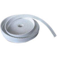 PU Timing Belt - Rubber Material, Length 50mm to 3000mm, Width 450mm, Black Color | Efficient Power Transmission for Industrial Applications