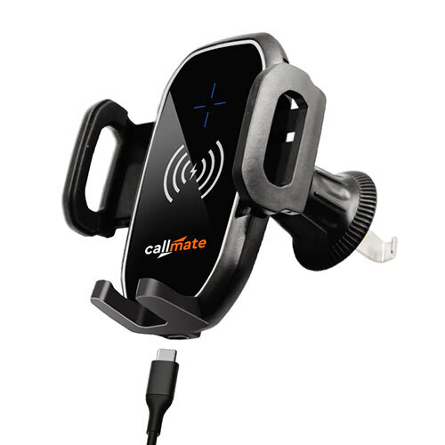 CM-613M 15W Wireless Car Charger Holder for both Apple and Android phones