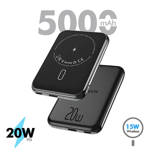 मैगफ्लो द वायरलेस पावर बैंक 5000mAh