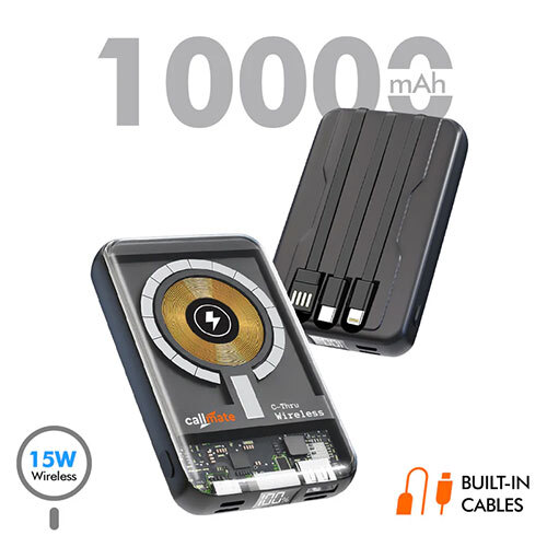 Utopia The MagSafe C-THRU 15W Wireless Power Bank 10000mAh