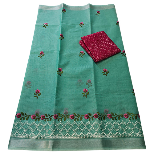 Designer Kota Embroidery Saree