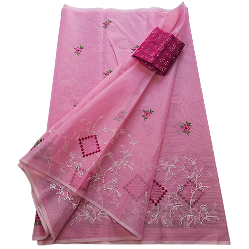 Kota Embroidry Saree