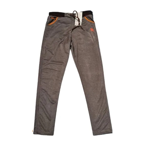 Mens Gray Cotton Track Pant