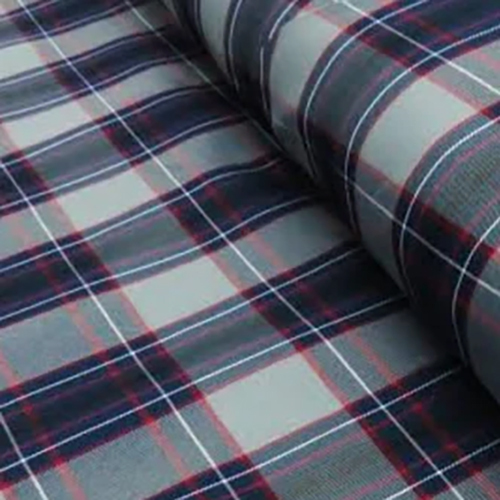 School Uniform Check Fabric - Attributes: Washable