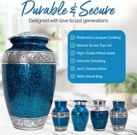 Adult Cremation Urn with 4 Matching keepsake Urns Set of 5 Funeral Urns wholesale Supplies