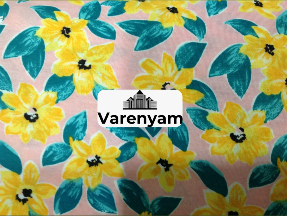 Printed Cotton Knitted Fabric - Application: Garments