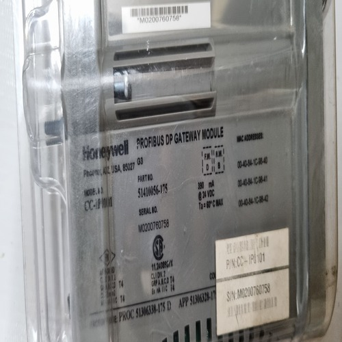 HONEYWELL CC-IP0101 PROFIBUS DP GATEWAY MODULE DP-2 51410056-175