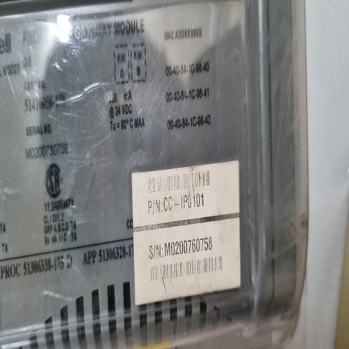 HONEYWELL CC-IP0101 PROFIBUS DP GATEWAY MODULE DP-2 51410056-175