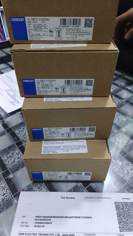 OMRON POWER SUPPLY 200-240VAC,S8FS-C10024J