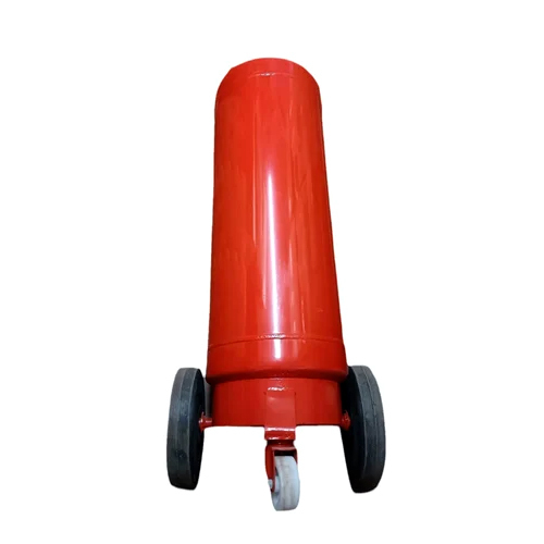 50 Kg Trolley Mounted Fire Extinguishers - Color: Red