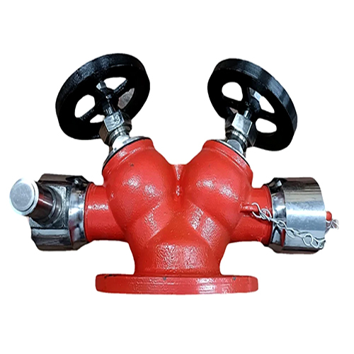 Double Way Hydrant Valve - Color: Red