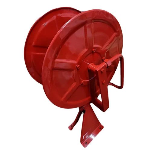 Wall Mounted Hose Reel Drum - Color: Red