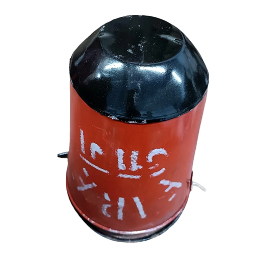 Mild Steel Fire Bucket - Color: Red