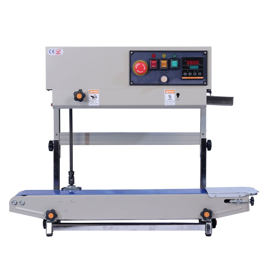 Vertical Continuous Band Sealing Machine For Food Packets Economic - Accuracy: 0.02-0.08mm Mm/m