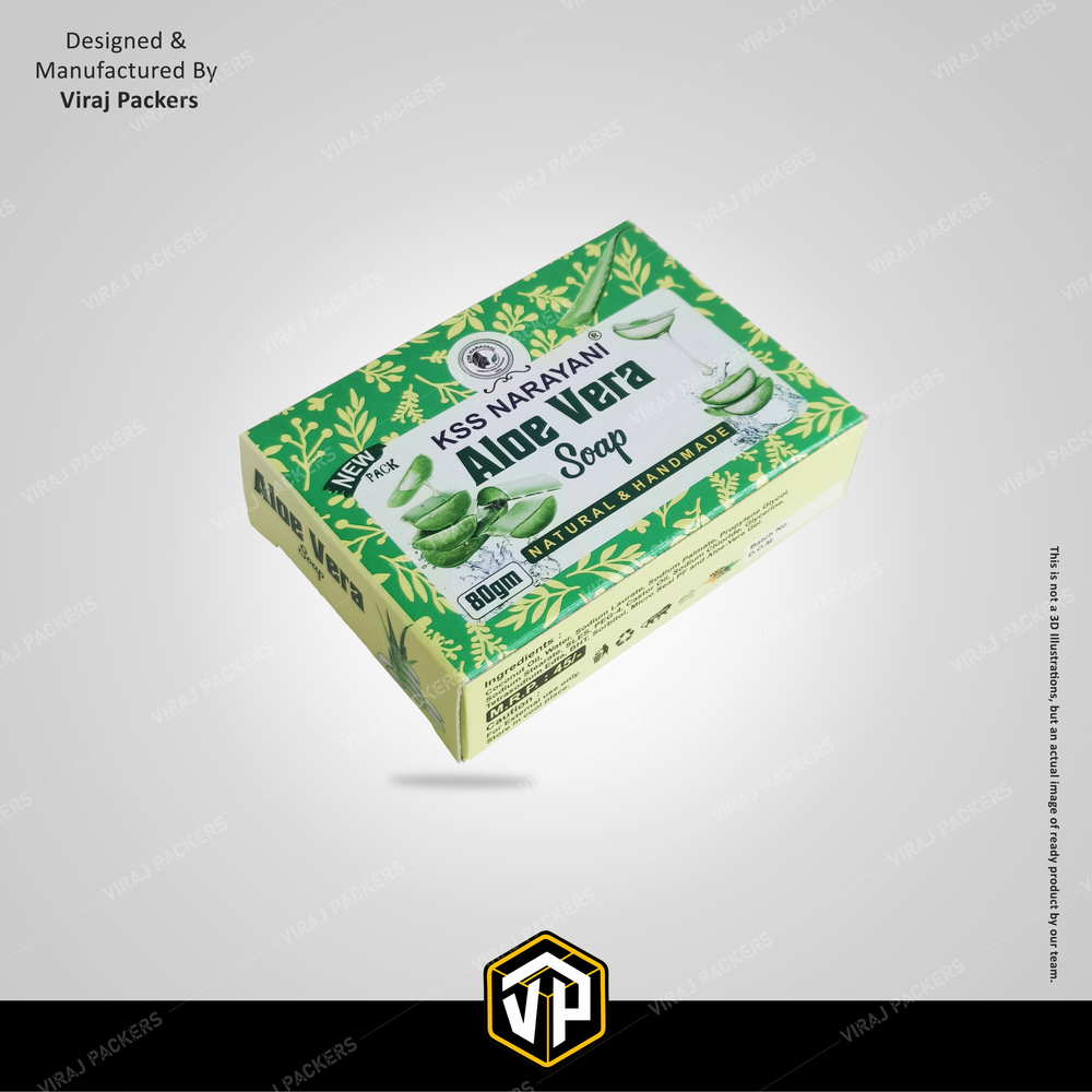 Coustom Soap Packaging Box - Color: Green