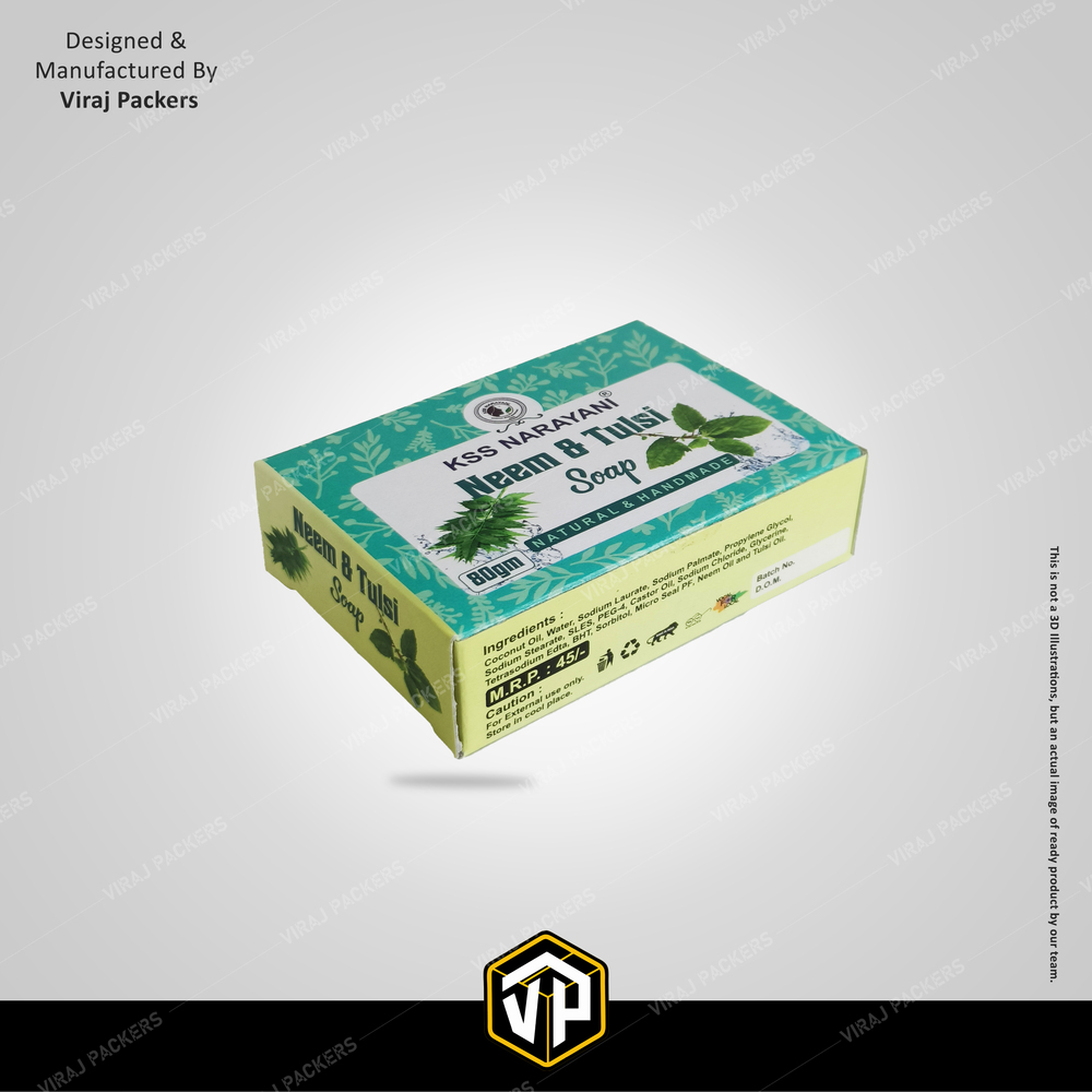 Coustom Soap Packaging Box - Color: Green
