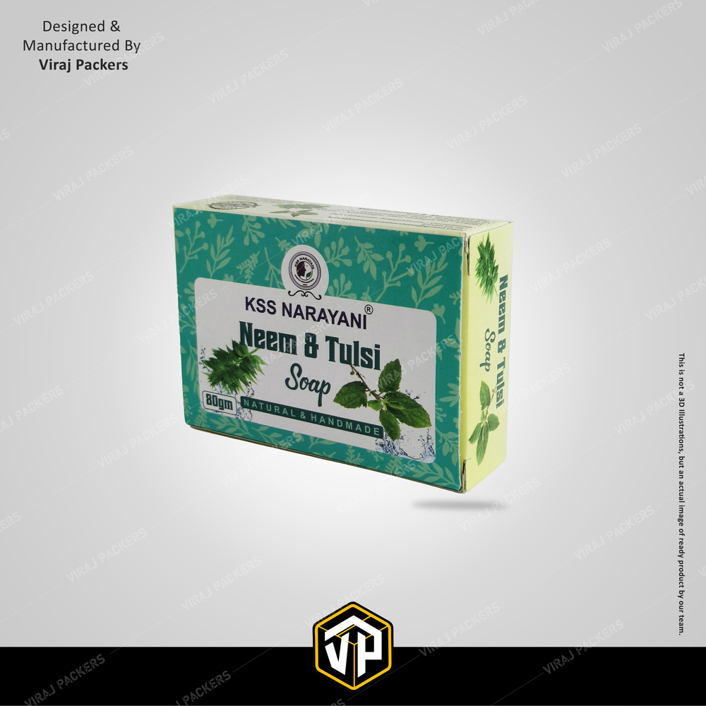 Coustom Soap Packaging Box - Color: Green