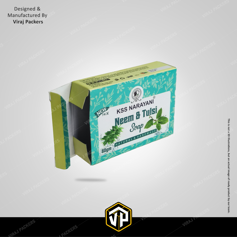 Coustom Soap Packaging Box - Color: Green