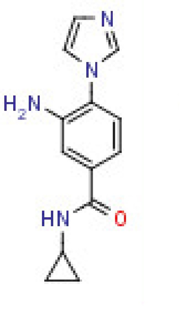 3-Amino-n-cyclopropyl-4-(1h-imidazol-1-yl) benzamide