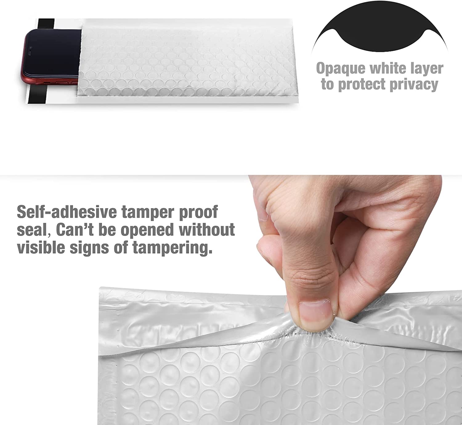 Bubble Courier Bags - Durable Polyethylene Material, Varied Sizes, Versatile Color Options | Cushioned Padding, Easy-to-carry Handles, Multi-purpose Use