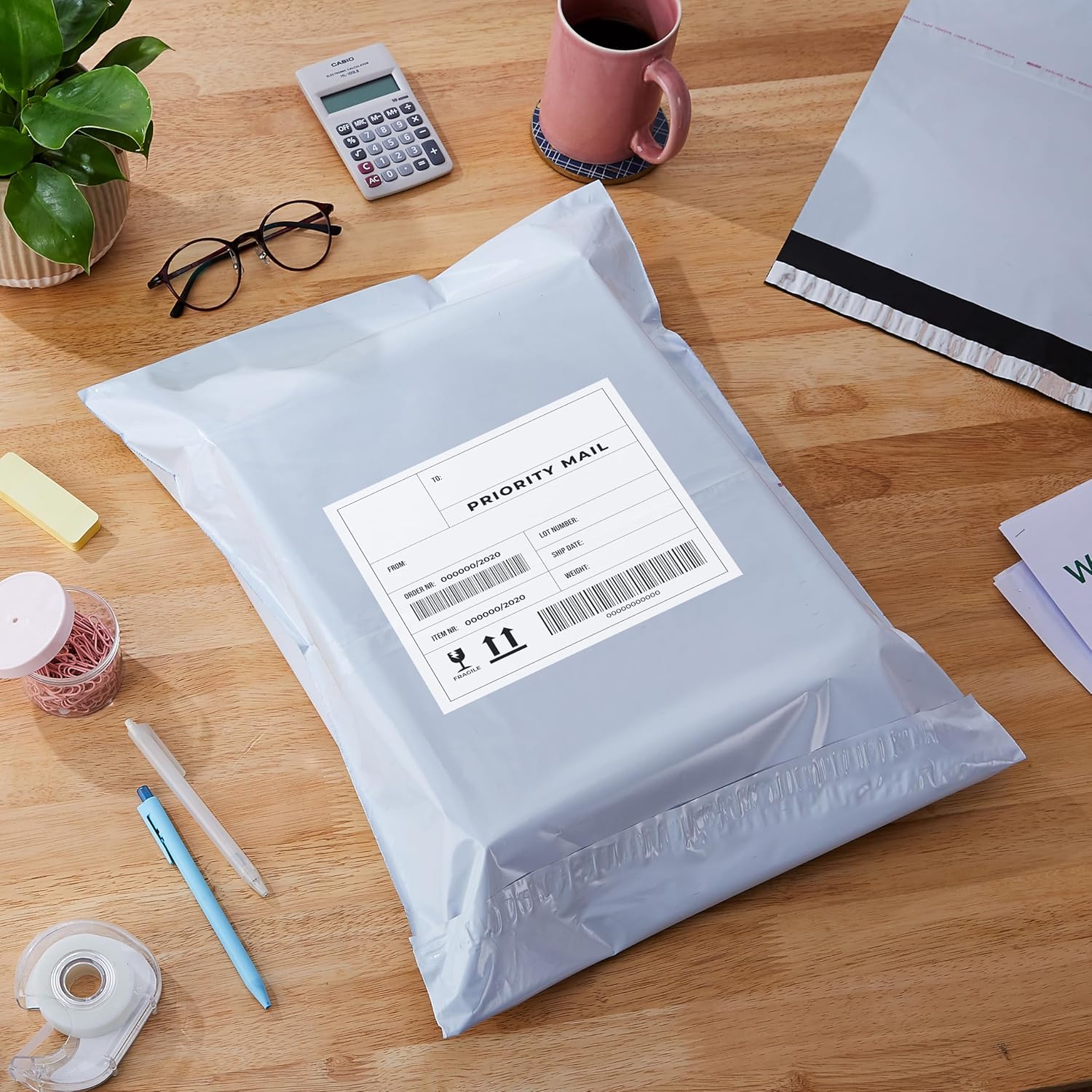 Courier Bags - Tamper Proof 6" X 10" To 15" X 19" | High Tear Strength Clear & Transparent Eco-friendly Ready In Stock