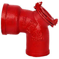 Door Bend - Metal & Other Materials, 1/2 Inch Outer Diameter , Red Finish