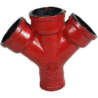 Double Plain Y - 3 Inch Outer Diameter, Red Color | 1 Year Warranty