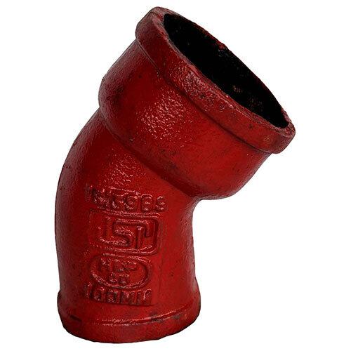 Half Plain Cast Iron Bend