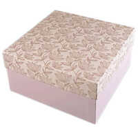 Wedding Gift Box - High-quality Cardboard, Square Shape, Beautiful Pink Color | Customizable Logo For Personal Touch On Newlywed Gifts