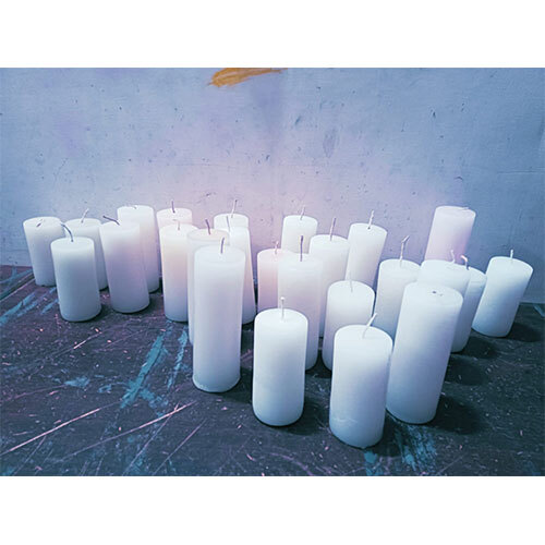 Pillar Candles - Color: White