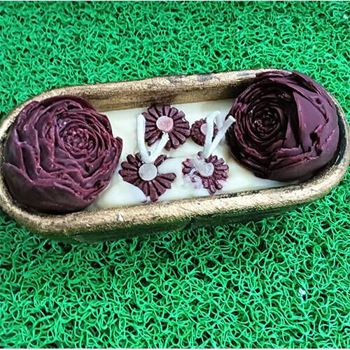 Wooden Wax Boat - Color: Violet