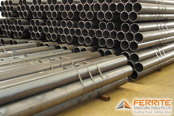 MS Round Pipes - Mild Steel, 15mm to 400mm Diameter, 1mm to 10mm Thickness | High Strength, Corrosion Resistant, Custom Lengths Available